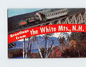 Postcard Greetings from the White Mountains, New Hampshire