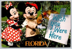 1993  Walt Disney World  Mickey's Florida Collection  Minnie Mouse  Postcard