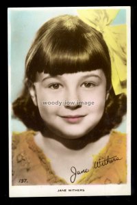 b1759 - Film Actress - Jane Withers - No.137 - postcard