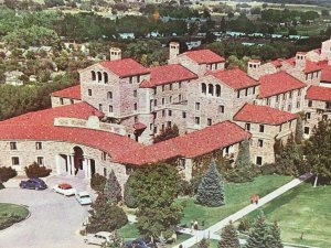 Sewell Residence Hall Postcard University of Colorado Boulder Aerial View
