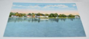 Springwood Lake Richmond Indiana 12 Postcard E. C. Kropp Co. 24566