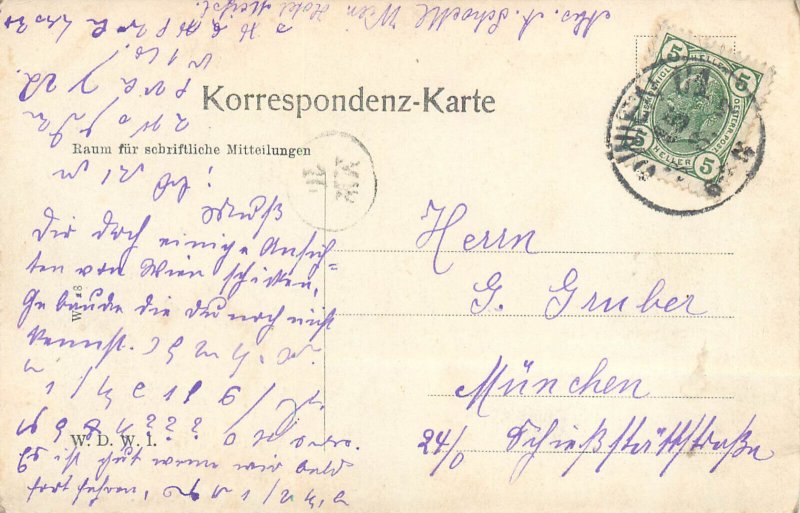 Austria Vienna opera building tramway c.1907