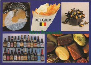 Food & Drink Postcard - Belgium Chocolate and Beer   RR13712