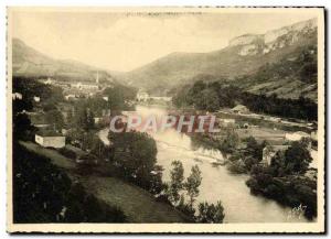 Old Postcard Tarn And Illustrious St Antonin Noble Val Panoramic