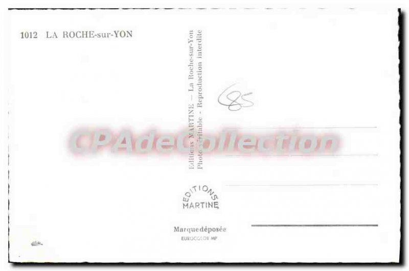 Old Postcard La Roche sur Yon