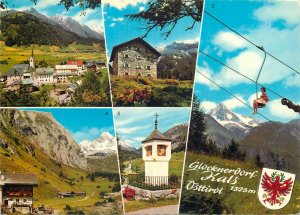 Postcard Austria Luftkurort Kals Osttirol scenic landscapes cableway chair crest