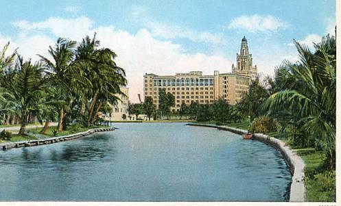 FL- MIami Beach - Indian Creek, Looking Toward Roney Plaza Hotel