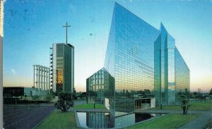 USA A Crystal Cathedral Sunrise Garden Grove California Vintage Postcard 07.49