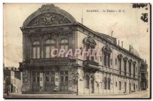 Roanne Old Postcard The Theater