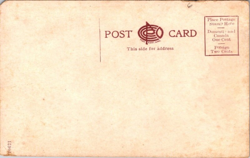 Postcard School in Lone Wolf, Oklahoma