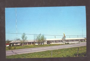 SEDALIA MISSOURI THE STARDUST MOTEL VINTAGE ADVERTISING POSTCARD