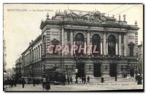 Old Postcard Montpellier Grand Theater