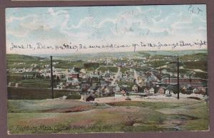 Fitchburg Massachusetts Cleghorn District Looking West 1907 Postcard