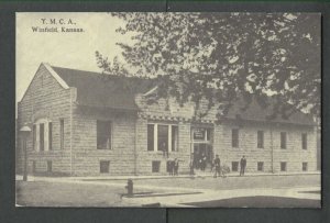 Ca 1971 Post Card Winfield Ks YMCA Reprint Of 1906 Photo