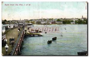 Old Postcard Ryde from the Pier Isle of Wight