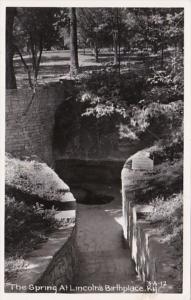 Kentucky The Spring At Lincoln's Birthplace Real Photo