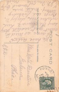  A2 Michigan Mi PENNANT Postcard c1910 HOWARD CITY Dutch Child Heafen 