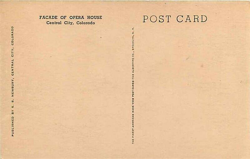 CO, Central City, Colorado, Opera House, Interior, Exteior, Lot of 2