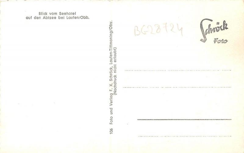 BG28724 seehotel hotel abtsee bei laufen obb   germany  CPSM 14x9cm