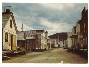 Gold Rush Town, Main Street, Barkerville, British Columbia, 1977 Chrome Postcard