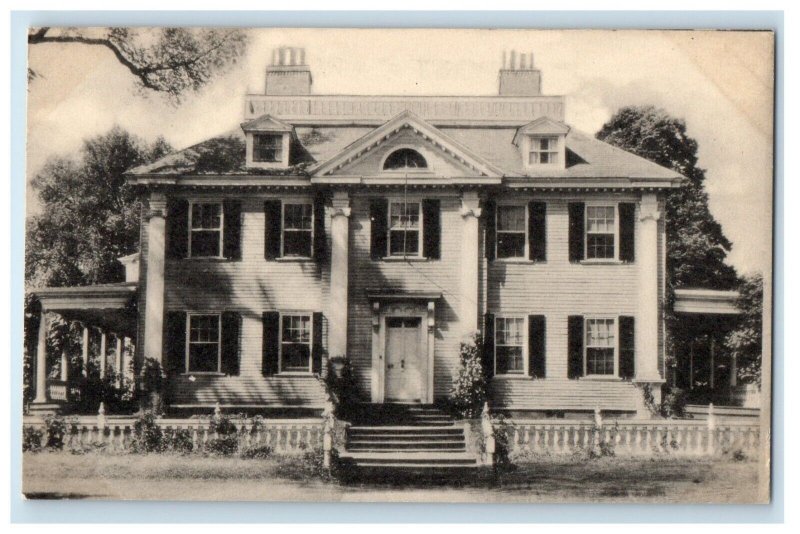 The Longfellow House Cambridge Massachusetts MA Unposted Vintage Postcard