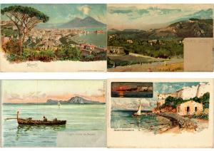  ITALIE  ITALY LITHOGRAPHY LITHO 300 Cartes Postales Pre-1920