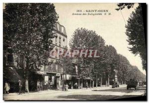 Old Postcard Saint Ouen Avenue des Batignolles