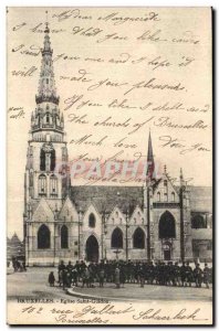 Belgie Belgium Brussels Postcard Ancient Church Saint Guidon