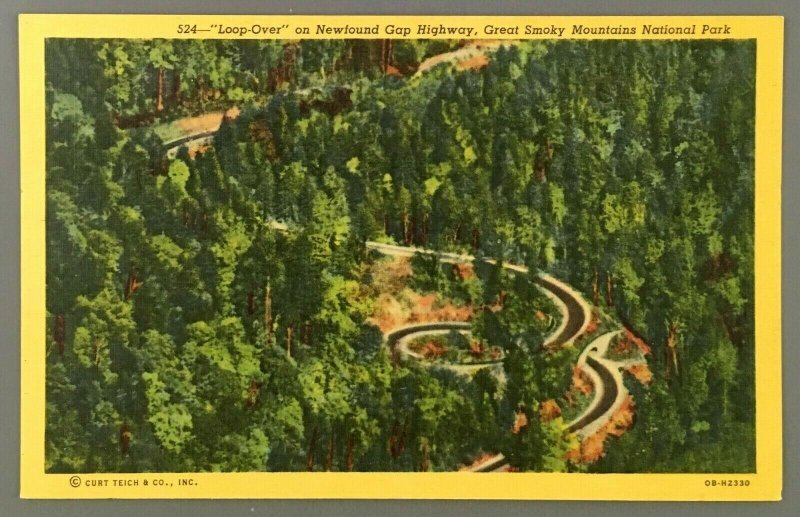 1940 Great Smoky Mountains National Park Loop Over Newfound Gap Highway C Teich 