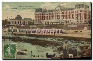 Old Postcard Cote d & # 39Emeraude Dinard Grand Casino l & # 39Hotel Royal