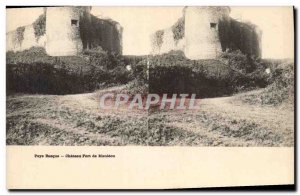 Postcard Old Basque Country Chateau Fort Mauleon