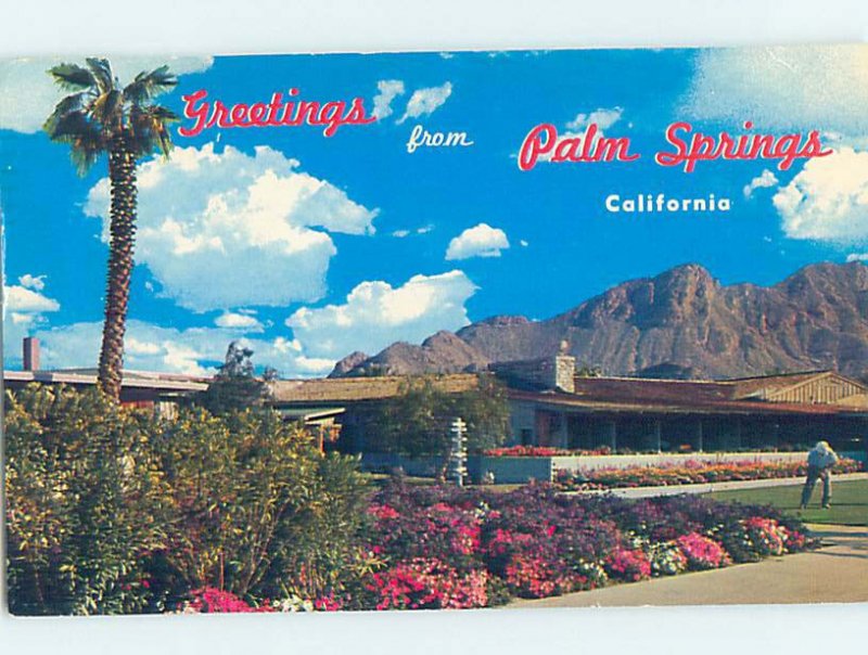 Chrome BUILDING SCENE Palm Springs - Near Anaheim & Los Angeles CA AH4741
