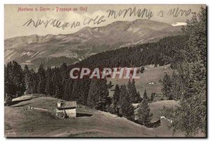 Old Postcard Montana Landscape s Sierre Golf