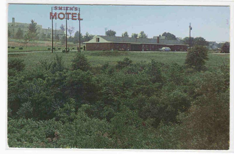 Smith Rest Nest Motel New Stanton PA 1960 postcard