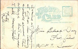 West College Princeton University New Jersey NJ Postcard DB WOB Vintage Note Vtg 