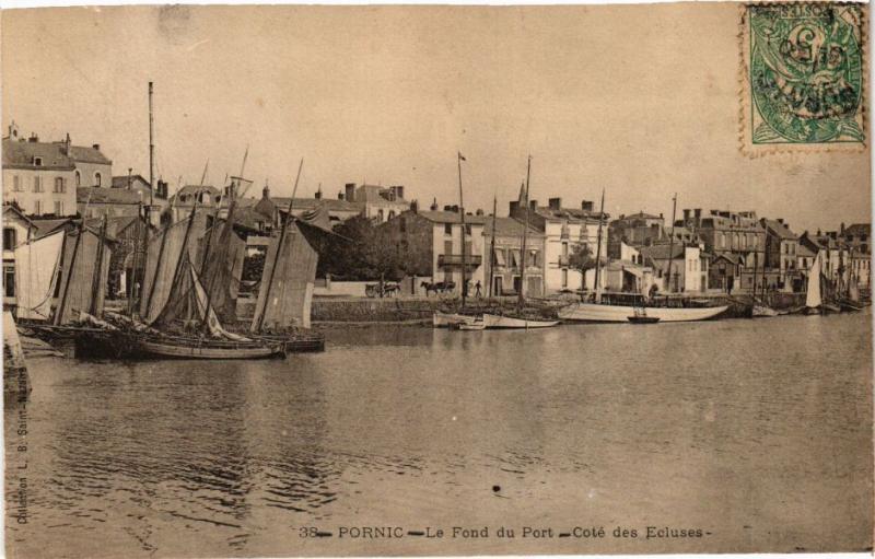 CPA PORNIC - Le Fond du Port - Cote des Ecluses (242560)