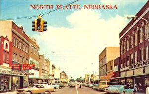 North Platte NE Hirschfield's Storefronts Buffalo Bill's Hometown Postcard