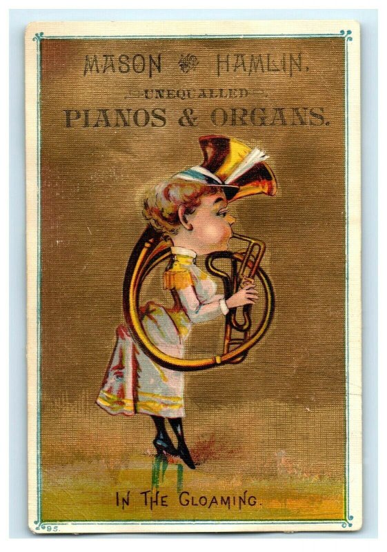 1887 Mason & Hamlin Pianos Organs Vallejo, CA Cute Ladies Lot Of 2 P220