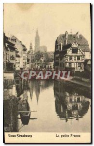 Old Postcard Old Strasbourg Petite France
