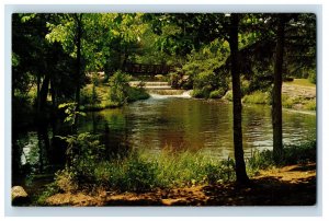 Vintage Bridge Ontonagon River Paulding Michigan Postcard P138E