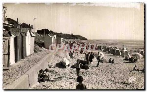Old Postcard Jullouville the Beach