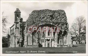 Postcard Old Clastonbury Abbey St Mary Chapel