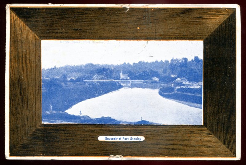 dc1790 - PORT STANLEY Ontario Postcard 1910 Kettle Creek by Atkinson