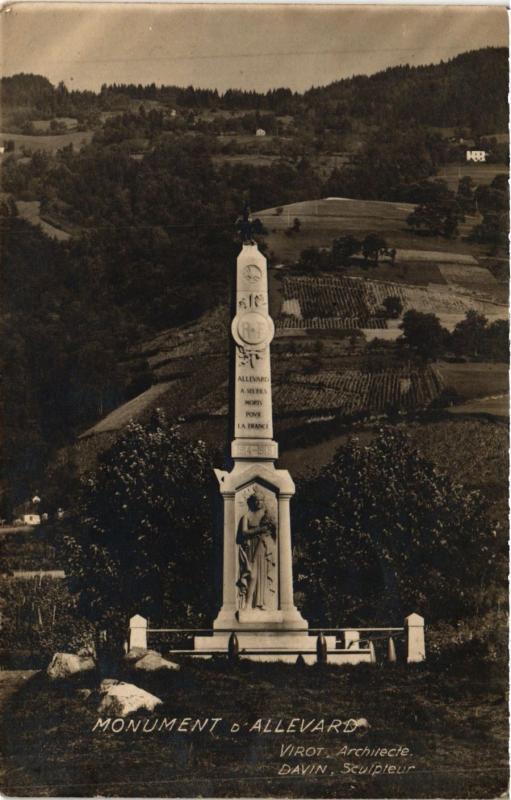 CPA Monument d'ALLEVARD (433768)