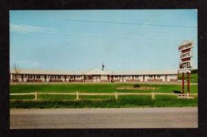 ME Northern Lights Motel PRESQUE ISLE MAINE Postcard PC