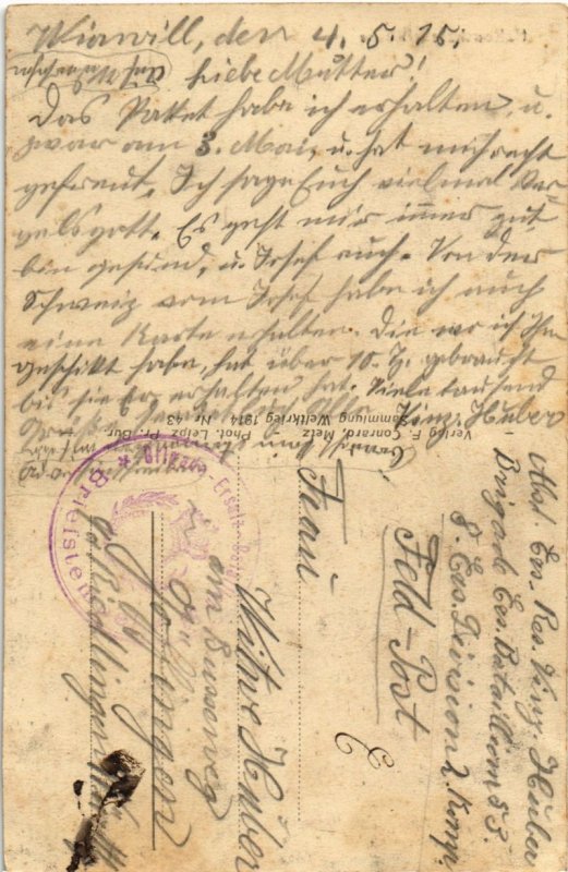 CPA Vigneulles-les-Hattonchatel - L'Eglise - Kirche - Ruines (1036891)