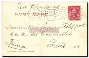 Old Postcard American Falls from Goat Island Niagara