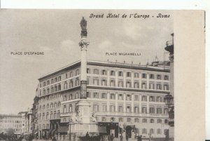 Italy Postcard - Rome - Grand Hotel de I'Europe - Ref 14150A