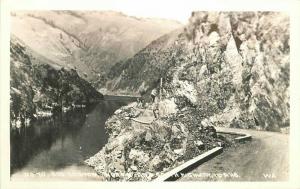 Andrews Box Canyon Highway Idaho 1940s RPPC Photo Postcard 5366