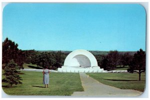 c1950's Band Shell Grandview Park Sioux City Iowa IA Unposted Vintage Postcard